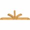Ekena Millwork Richland Rough Sawn Timber Gable Bracket, Western Red Cedar, 108"W x 45"H x 6"D x 6"F, 10/12 Pitch GBW108X45X0606RIC00RWR - alternate 2